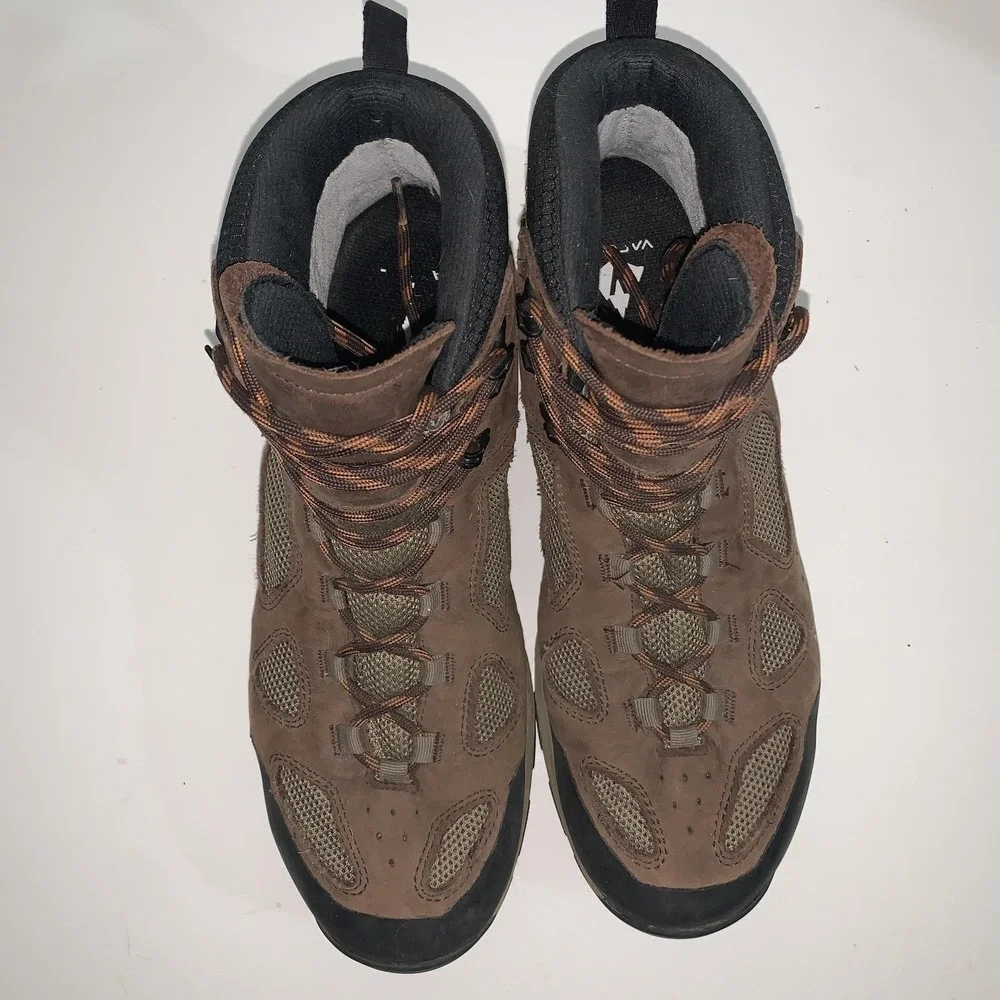 Vasque Boots Mens Size 13 Brown Nubuck Combat Hiking Waterproof 7742M Trail